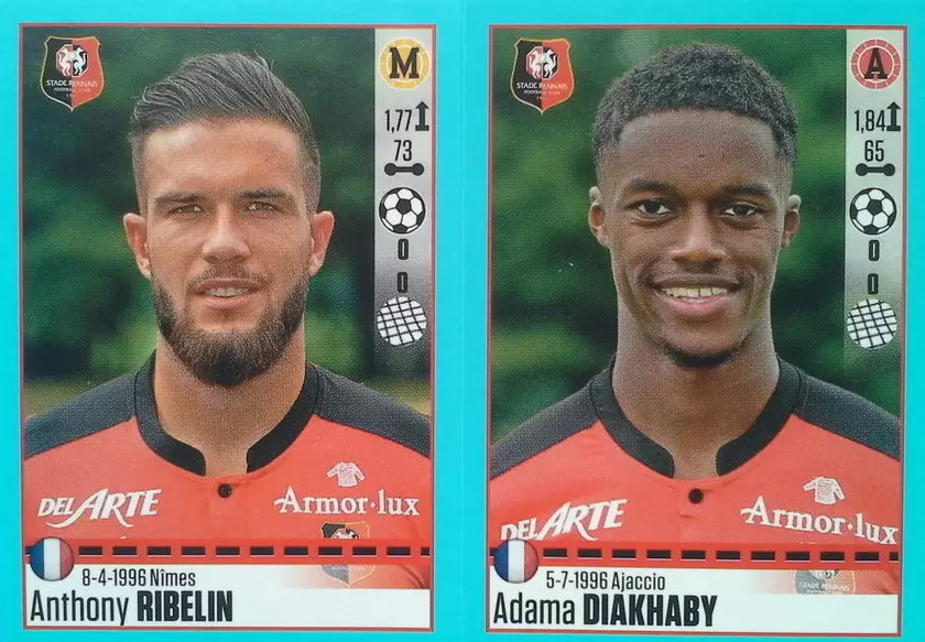Foot 2016-17 - Anthony Ribelin - Adama Diakhaby - Rennes