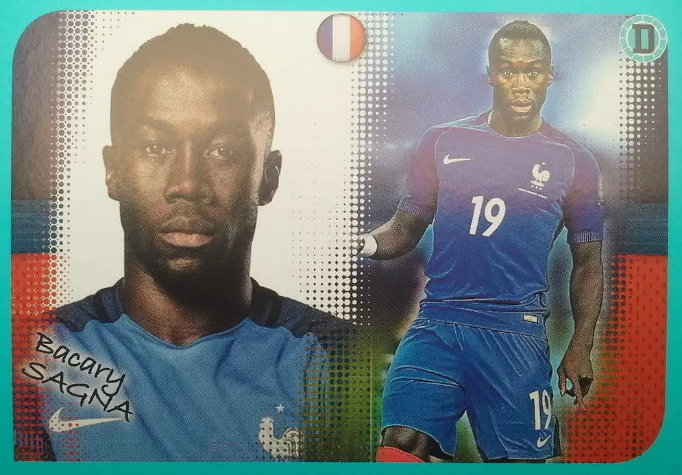 Foot 2016-17 (France) - Bacary SAGNA - Poster de l\'Equipe de France