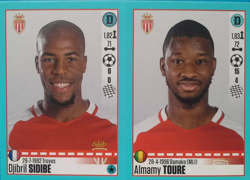 Foot 2016-17 - Djibril Sidibe - Almamy Toure - Monaco