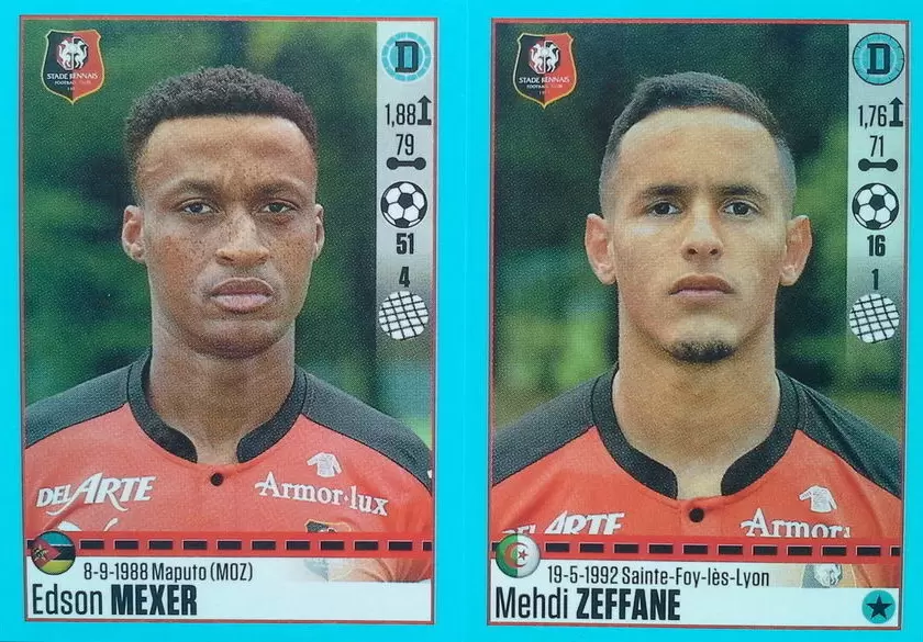 Foot 2016-17 - Edson Mexer - Mehdi Zeffane - Rennes