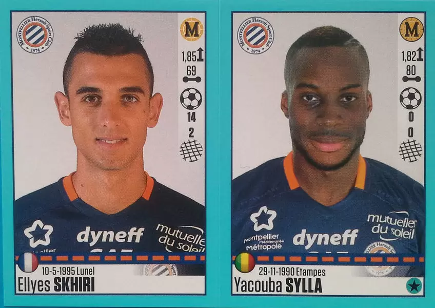 Foot 2016-17 - Ellyes Skhiri - Yacouba Sylla - Montpellier
