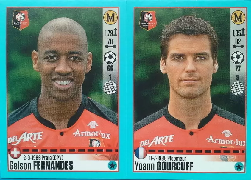 Foot 2016-17 - Gelson Fernandes - Yoann Gourcuff - Rennes