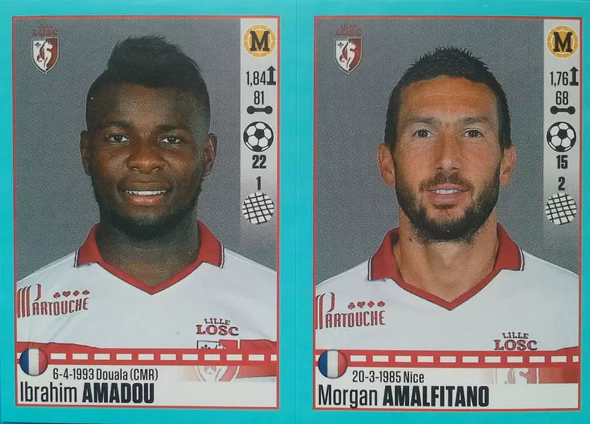 Foot 2016-17 - Ibrahim Amadou - Morgan Amalfitano - Lille