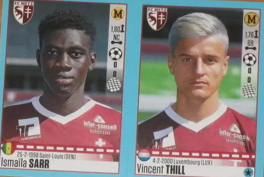 Foot 2016-17 - Ismaïla Sarr - Vincent Thill - Metz