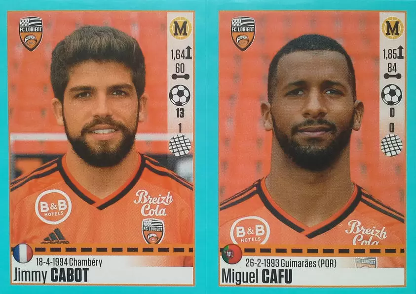 Foot 2016-17 (France) - Jimmy Cabot - Miguel Cafu - Lorient
