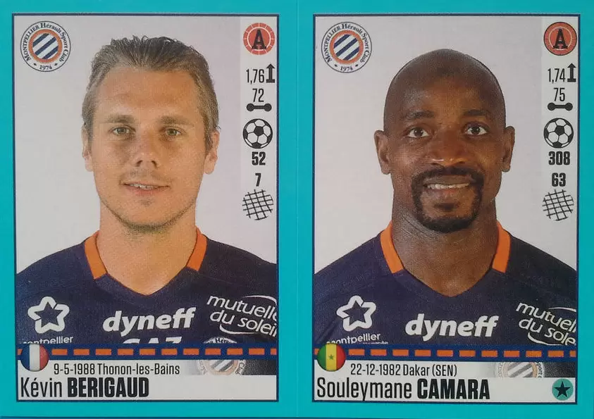 Foot 2016-17 - Kévin Berigaud - Souleymane Camara - Montpellier
