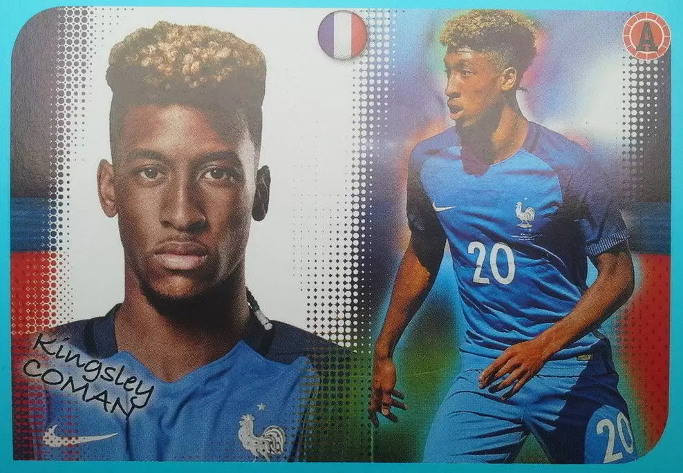 Foot 2016-17 - Kingsley COMAN - Poster de l\'Equipe de France