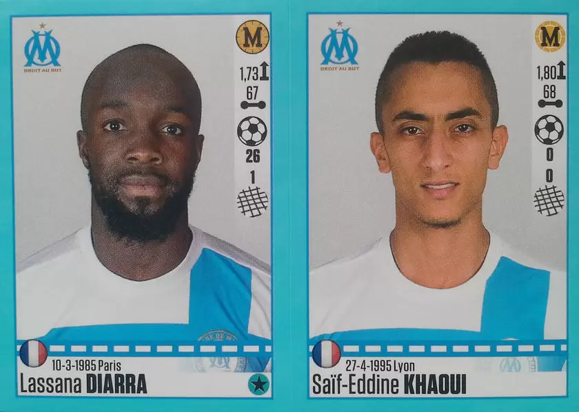 Foot 2016-17 (France) - Lassana Diarra - Saïf-Eddine Khaoui - Marseille
