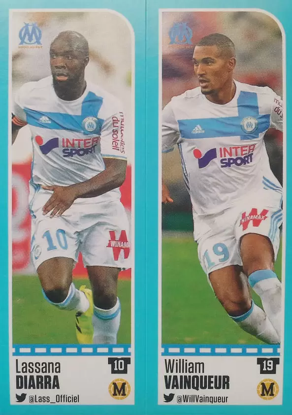 Foot 2016-17 (France) - Lassana Diarra - William Vainqueur - Marseille