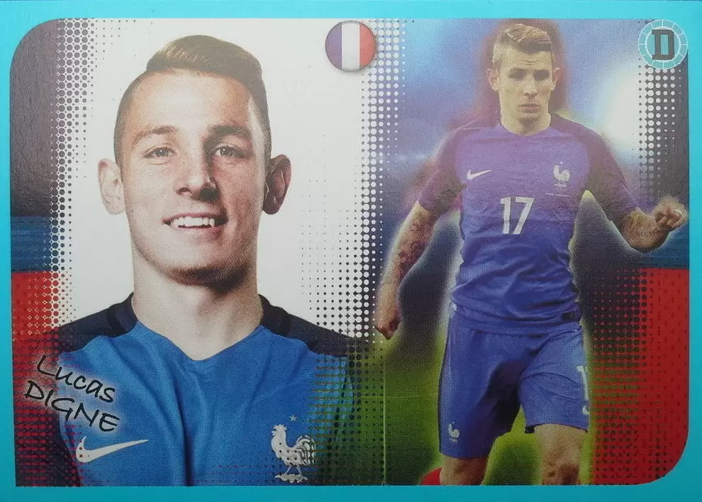 Foot 2016-17 - Lucas DIGNE - Poster de l\'Equipe de France