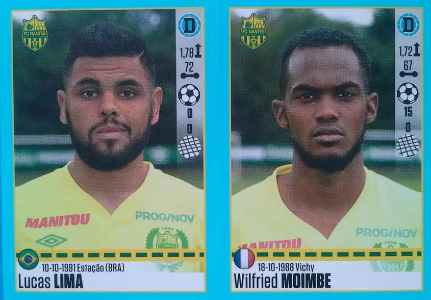 Foot 2016-17 (France) - Lucas Lima - Wilfried Moimbe - Nantes