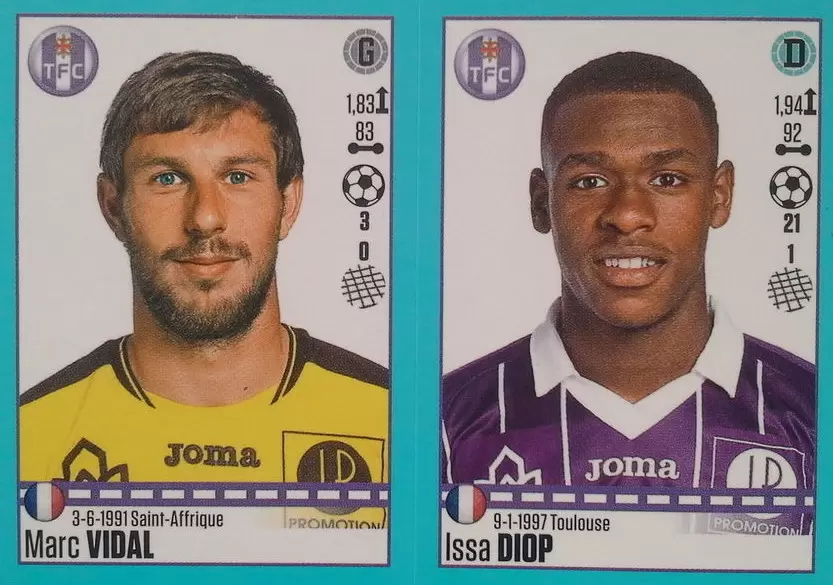 Foot 2016-17 - Marc Vidal - Issa Diop - Toulouse