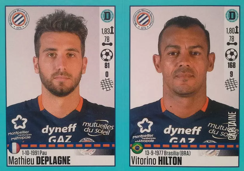 Foot 2016-17 - Mathieu Deplagne - Vitorino Hilton - Montpellier