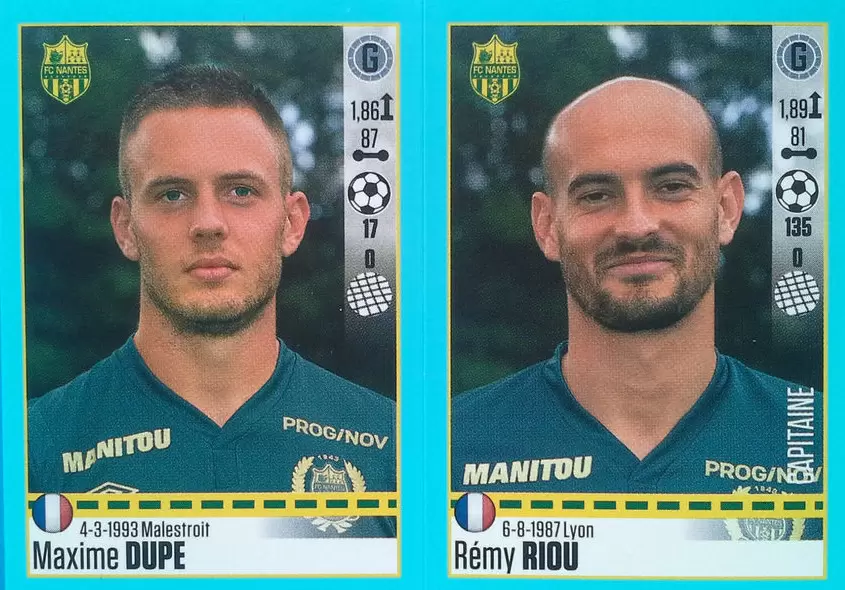 Foot 2016-17 (France) - Maxime Dupe - Rémy Riou - Nantes