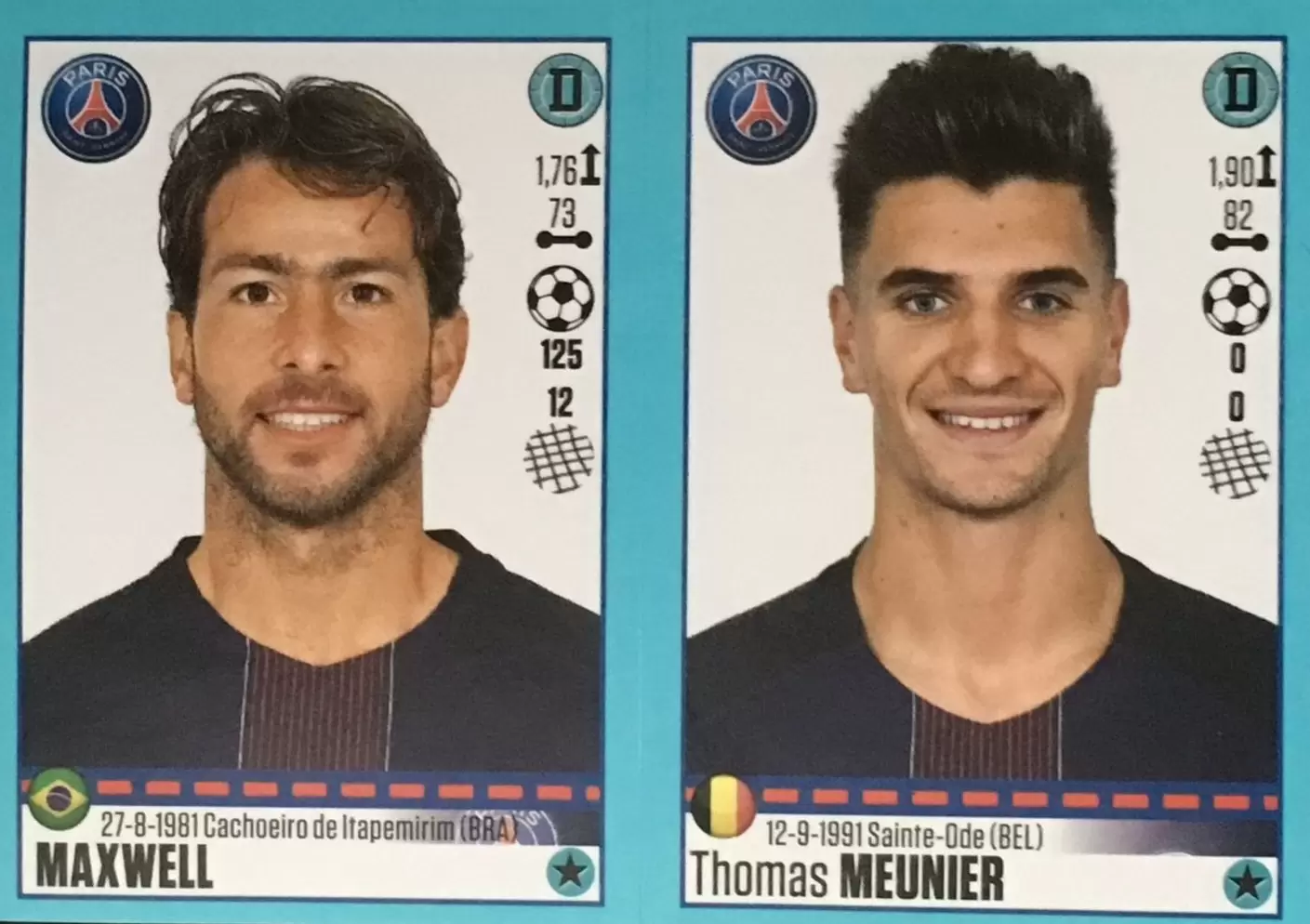 Foot 2016-17 (France) - Maxwell - Thomas Meunier - Paris