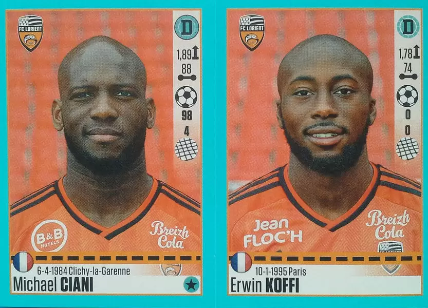Foot 2016-17 - Michael Ciani - Erwin Koffi - Lorient