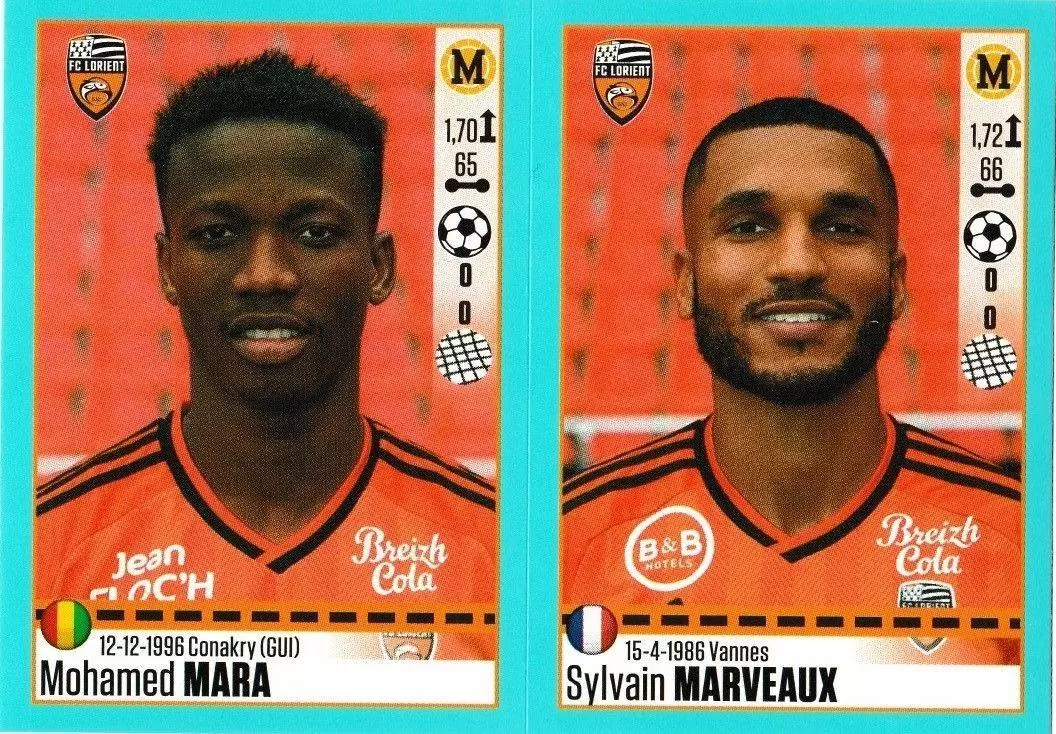 Foot 2016-17 (France) - Mohamed Mara - Sylvain Marveaux - Lorient