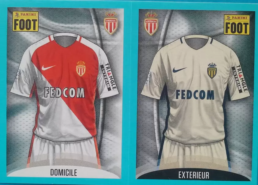 Foot 2016-17 - Monaco Maillot Domicile - Maillot Extérieur - Monaco