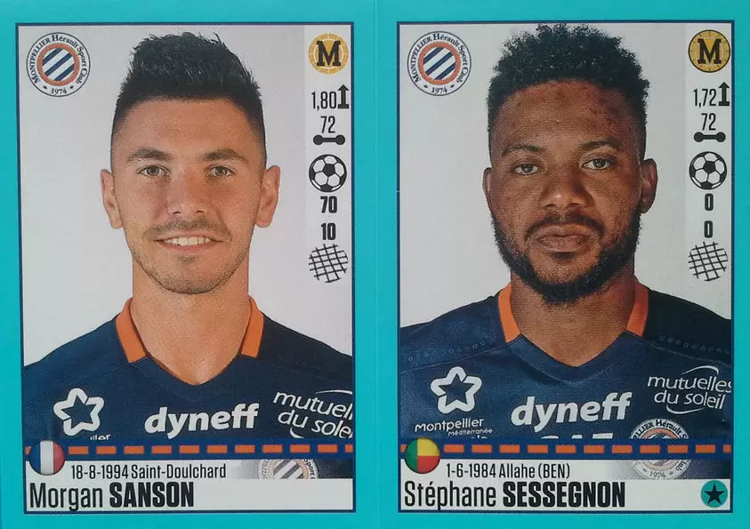 Foot 2016-17 (France) - Morgan Sanson - Stéphane Sessegnon - Montpellier