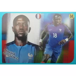 Moussa SISSOKO - Poster de l'Equipe de France