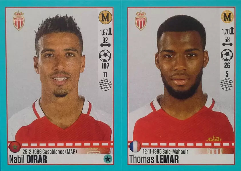 Foot 2016-17 (France) - Nabil Dirar - Thomas Lemar - Monaco