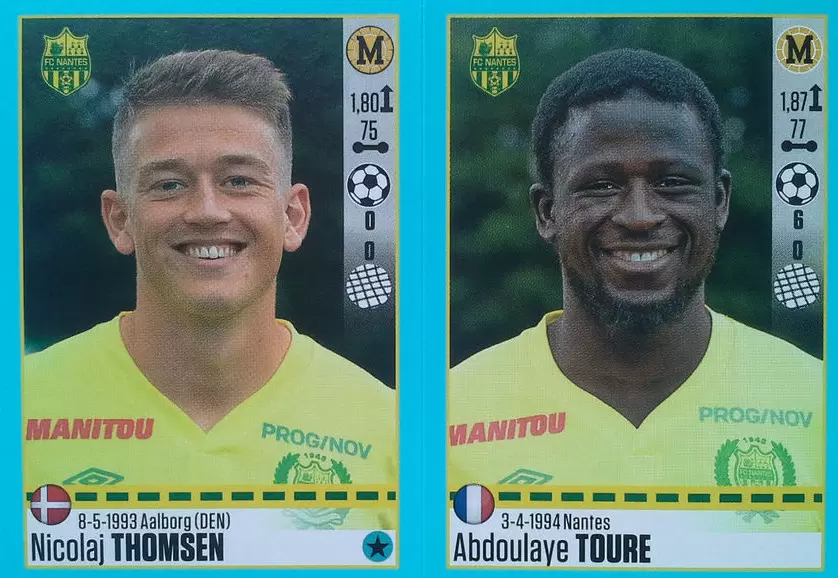 Foot 2016-17 - Nicolaj Thomsen - Abdoulaye Toure - Nantes