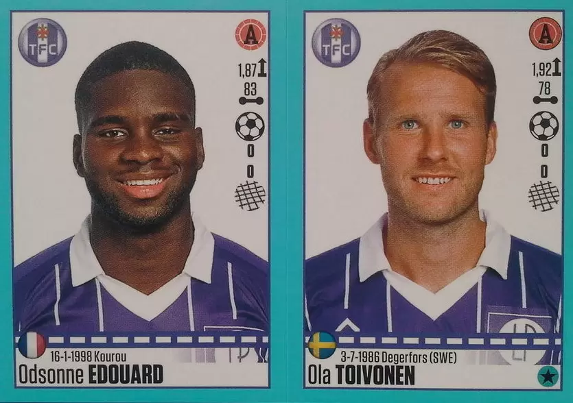 Foot 2016-17 - Odsonne Edouard - Ola Toivonen - Toulouse