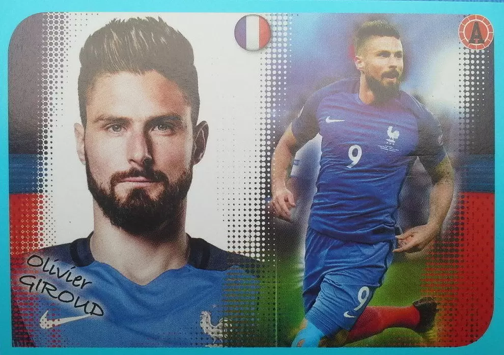 Foot 2016-17 (France) - Olivier GIROUD - Poster de l\'Equipe de France