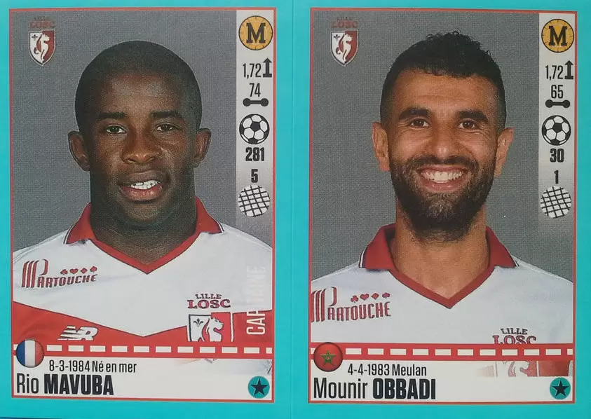Foot 2016-17 - Rio Mavuba - Mounir Obbadi - Lille