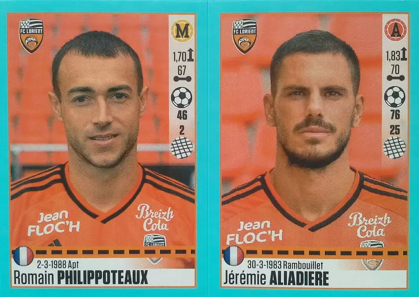 Foot 2016-17 - Romain Philippoteaux - Jérémie Aliadiere - Lorient