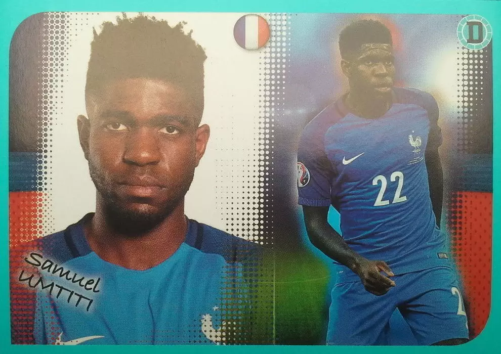 Foot 2016-17 - Samuel UMTITI - Poster de l\'Equipe de France