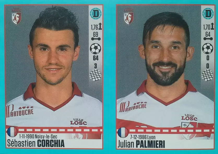 Foot 2016-17 - Sébastien Corchia - Julian Palmieri - Lille