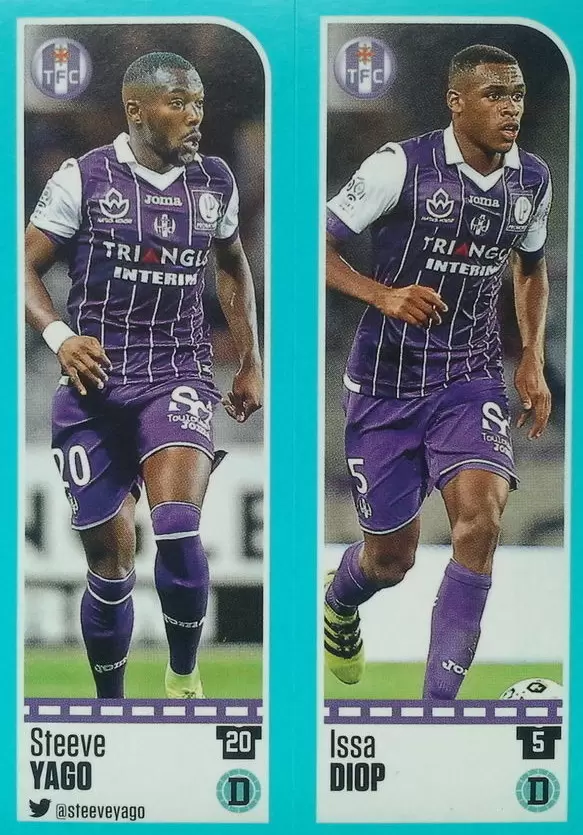 Foot 2016-17 - Steeve Yago - Issa Diop - Toulouse
