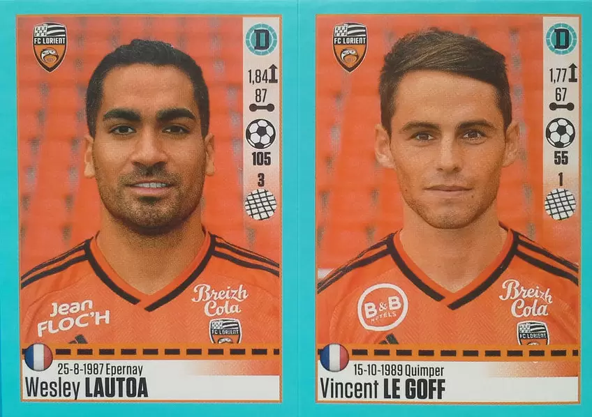 Foot 2016-17 - Wesley Lautoa - Vincent Le Goff - Lorient