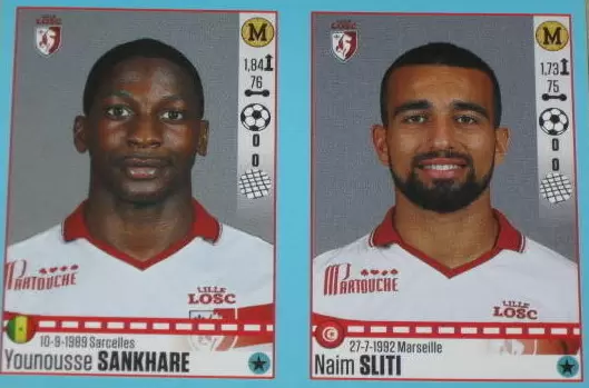 Foot 2016-17 - Younousse Sankhare - Naim Sliti - Lille