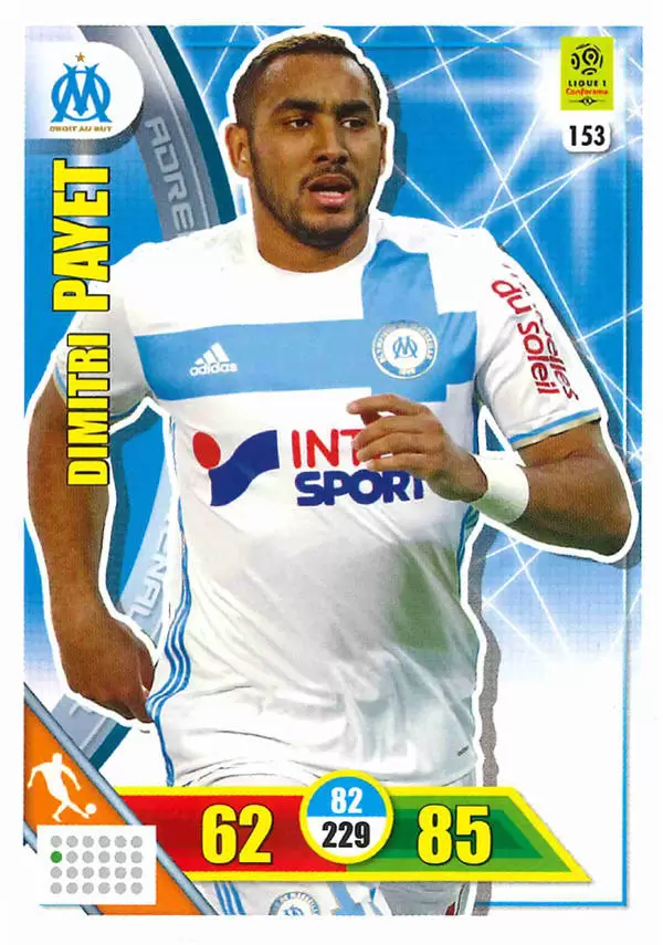 Adrenalyn XL 2017-18 - Dimitri Payet - Olympique de Marseilles