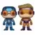 Dc Comics - Booster Gold and Blue Beetle Metallic  2 Pack