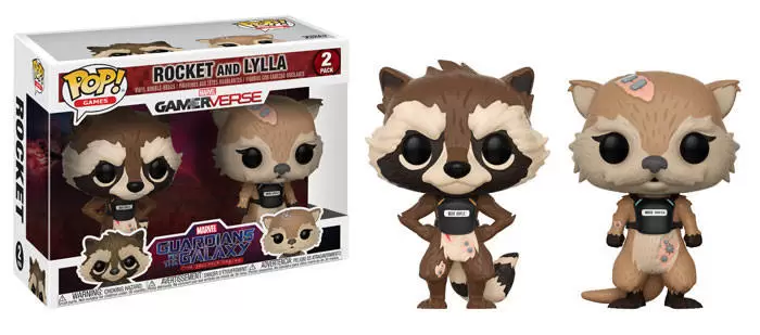 POP! Games - Guardians of the Galaxy - The Telltales Series - Rocket and Lylla