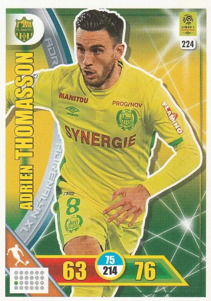 Adrenalyn XL 2017-18 - Adrien Thomasson - FC Nantes