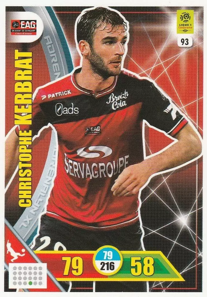 Adrenalyn XL 2017-18 - Christophe Kerbrat - En Avant de Guingamp