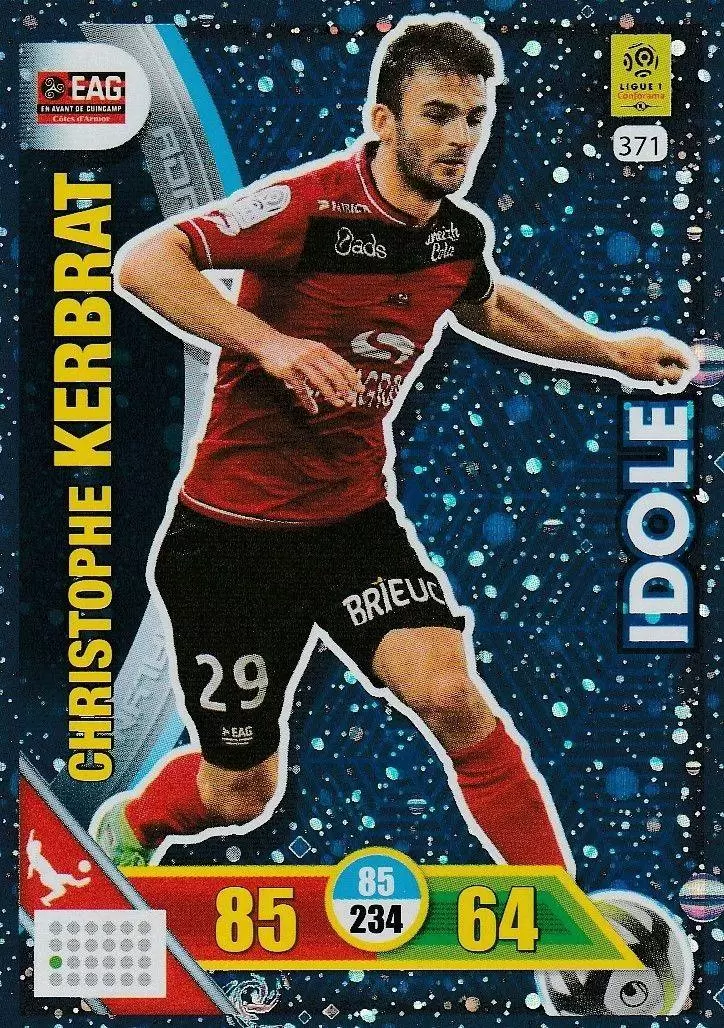 Adrenalyn XL 2017-18 - Christophe Kerbrat - En Avant de Guingamp - Idole