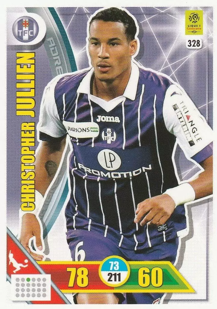 Adrenalyn XL 2017-18 - Christopher Jullien - Toulouse FC