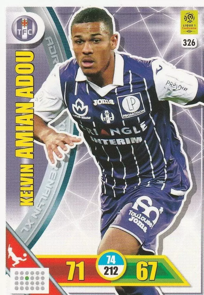 Adrenalyn XL 2017-18 - Kelvin Amian Adou - Toulouse FC