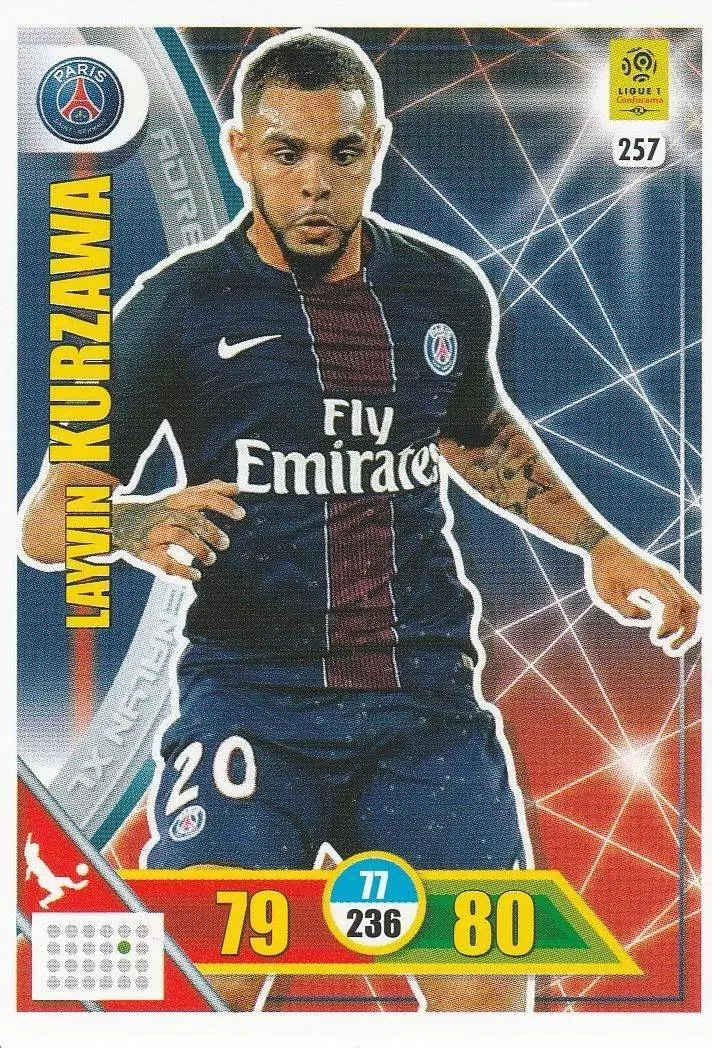 Adrenalyn XL 2017-18 - Layvin Kurzawa - Paris Saint-Germain