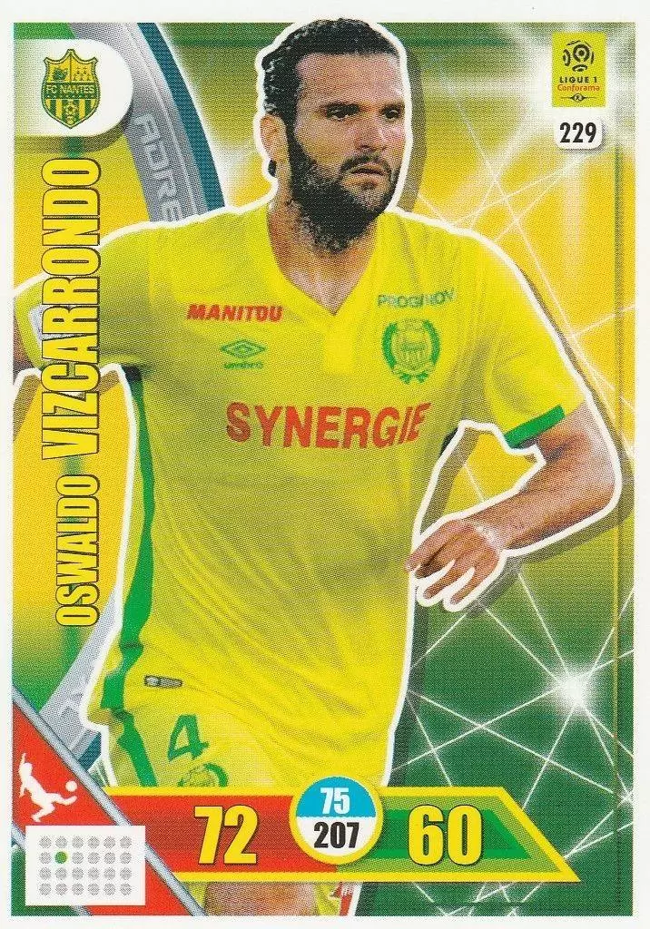 Adrenalyn XL 2017-18 - Oswaldo Vizcarrondo - FC Nantes
