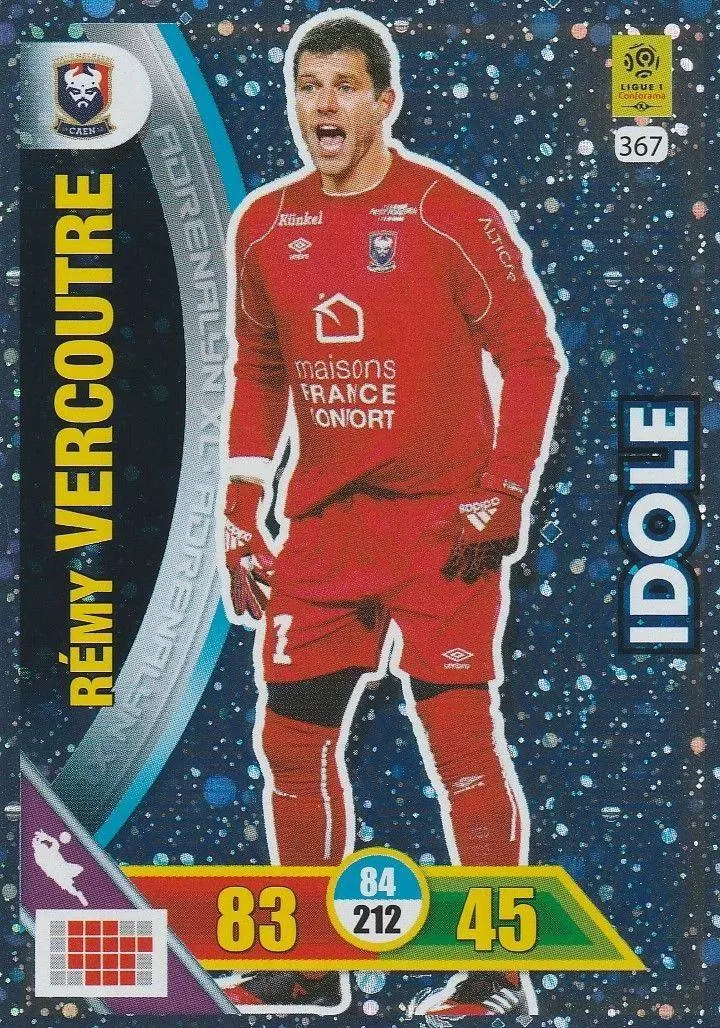 Adrenalyn XL 2017-18 - Rémy Vercoutre - Stade Malherbe Caen - Idole