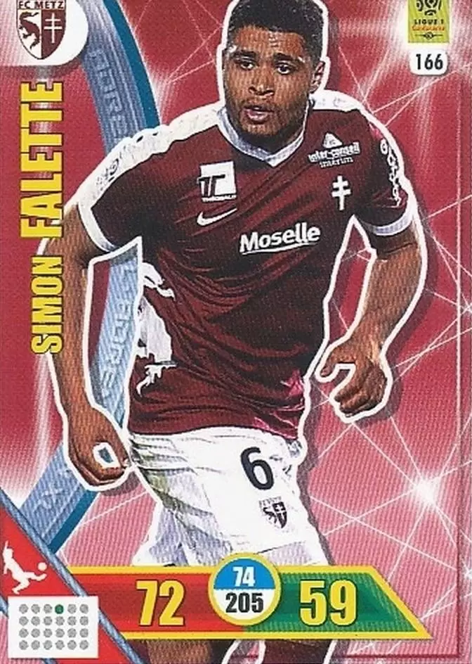 Adrenalyn XL 2017-18 - Simon Falette - FC Metz
