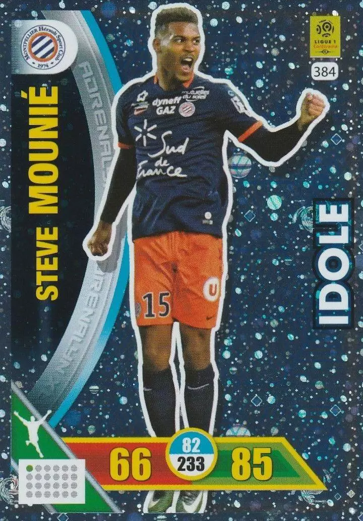 Adrenalyn XL 2017-18 - Steve Mounié - Montpellier Hérault SC - Idole