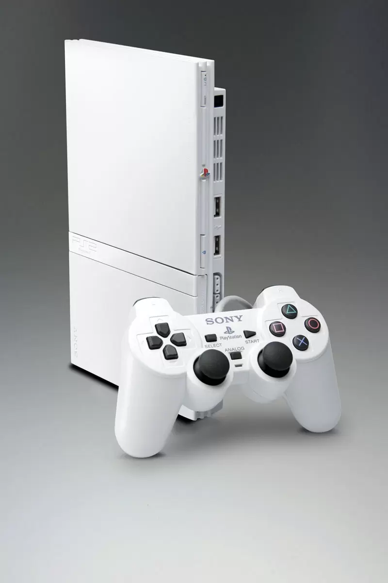 PlayStation 2 Stuff - PlayStation 2 Slim Ceramic White
