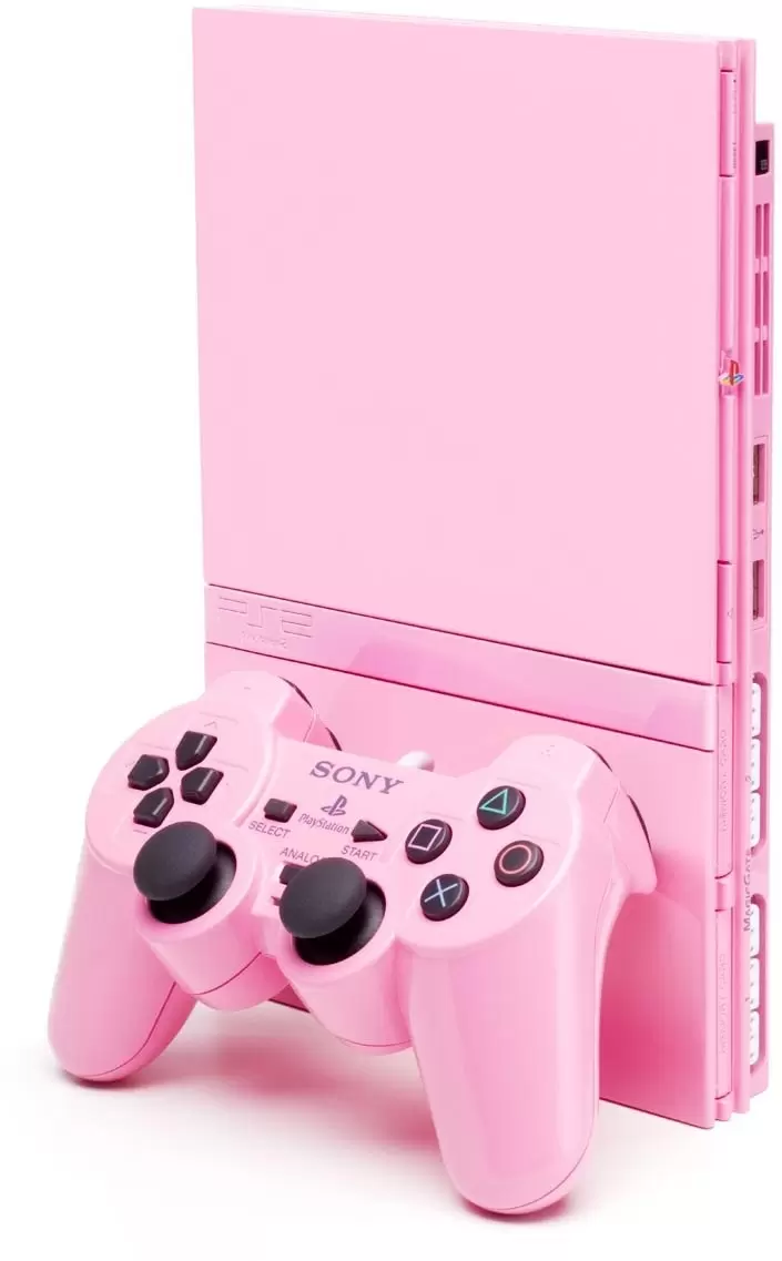 Matériel PlayStation 2 - PlayStation 2 Slim Pink